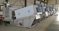 Faible encombrement automatique machine de presse à vis de déshydratation des boues
