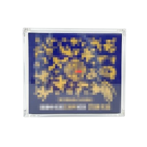 Wholesale Custom Hot Selling <b>Clear</b> TCG Display Case Chinese 5th Anniversary <b>Gift</b> <b>Box</b> Acrylic Protector - Product Image 5