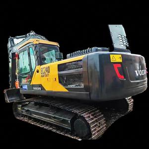 Excavatrice sur chenilles Volvo EC240 d'occasion, 24 tonnes, machine de terrassement, entièrement d'origine, à vendre, excavatrice usagée - Product Image 2