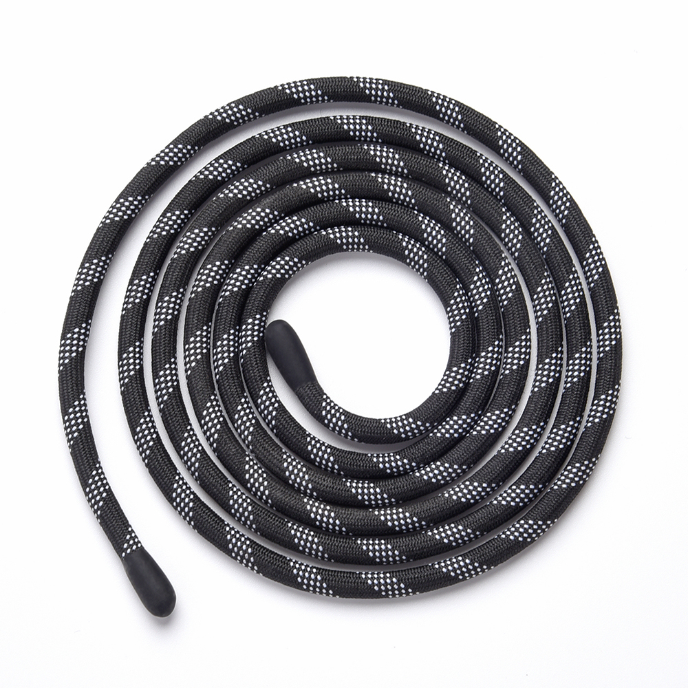 Durable Plastic Metal Round Drawstrings New Coated for Wide Range Use on Pants Shorts Shoes Bags Hoodies