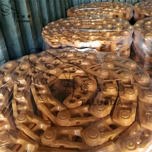 חלקי תחתית זחל איכותיים למחפר, נעלי זחל עבור קאטו HD820 HD1250, שרשרת זחל, מכלול חוליות פלדה לבנייה - Product Image 2