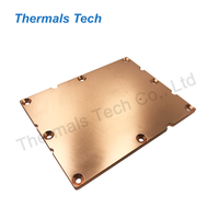 Dissipateur de chaleur en cuivre personnalisé 100*80mm pour matériel informatique à circuit intégré FPGA