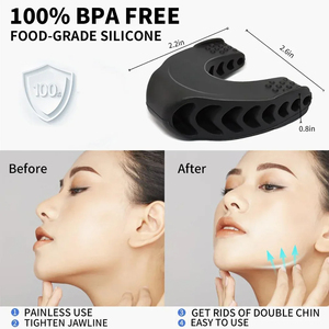 U-Shaped Jaw Exerciser New Facial Muscle Fitness Training Equipment <b>Bite</b> Ball Breaker Jawline Exercise Machine Parts Accessories - Product Image 5