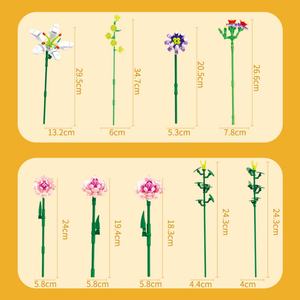 Juguete de Construcción FC 8314 para Niños, Juego de Flores Pequeñas para Armar, Bloques de Construcción de Ladrillos, Regalo para el Día de la Madre, Juguete de Modelo para Niños - Product Image 6