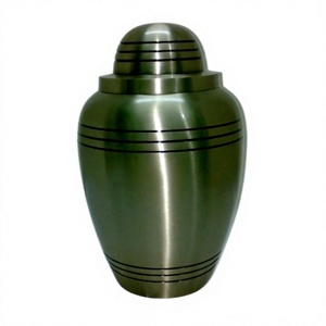 Urnes de belle vie fabriquées à la main Urne souvenir en argent pour cendres (argent grand) - Product Image 1