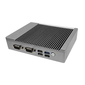Fanless Pc Micro Pc J1900 J1800 Quad Cores Win10 Win7 Linux Gigabit Lan Barebone Minipc Wifi Ddr3l Mini Computer