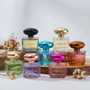 Aikun Diamond Cap Glass Long Lasting Perfume Retail Supply Sets With Color <b>Box</b> Mixed Scents For Wholesale Fragrance <b>Gift</b> Display - Product Image 2