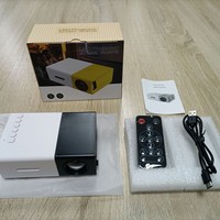 Mini projecteur LED LCD YG300, résolution 320x240, 3D, haut-parleurs intégrés, 150 lumens, 3 lentilles en verre, Android 11, 1 Go, portable