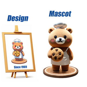 शेंगेय कारखाने कस्टम उच्च गुणवत्ता वाले शुभंकर कार्टून पशु बंदर कोस्प्ले ब्रांड विज्ञापन प्रचार प्लश शुभंकर शुभंकर पोशाक - Product Image 6