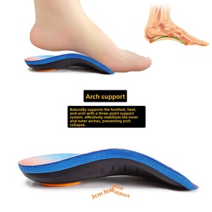 Semelles orthopédiques pour chaussures, inserts orthopédiques pour les pieds, semelles de soutien de la voûte plantaire pour pieds plats et voûtes plantaires tombantes - Product Image 3