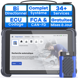 MUCAR 892BT 35 Funções de Redefinição, Atualização Gratuita, Scanner Automotivo Profissional CANFD DOIP, Ferramenta de Diagnóstico Inteligente AI para Sistema Completo OBD2 - Product Image 1