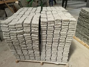 SH đá tùy chỉnh giá đá tự nhiên màu xám g655 Cube Granite pavers giảm lối đi đường lái xe lát đá sỏi cho sàn - Product Image 2