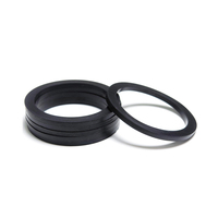 Rondelles en caoutchouc EPDM résistantes aux produits chimiques, avec insert en tissu, joint renforcé haute pression pour solvants à base de cétone et d'alcool