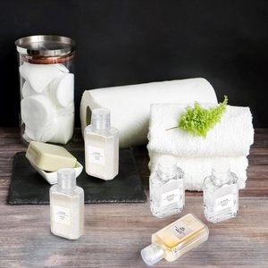 Botella de Plástico Transparente de 400 ml, Botella de PET Vacía para Loción, Champú o Tónico, con Tapa Abatible - Product Image 4