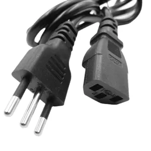 high quality and competitive price ac power cord 3 prong Italian power cord Italian three plug