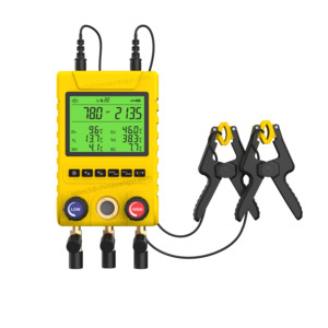 Manometros kỹ thuật số lạnh HVAC kỹ thuật số đa dạng đo Meter nhiệt độ Tester Full Kit với nhiệt kế kẹp - Product Image 2