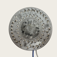 Lumière LED de remplacement AC120V 20W pour ventilateur de plafond, diamètre 118 mm, 5 températures de couleur, dimmable, télécommande et commande par chaîne, ETL FCC
