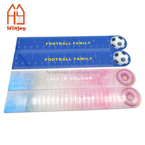 Règle flexible en PVC souple <span class=keywords><strong>de</strong></span> dessin animé personnalisé pour les étudiants conception football personnalisé cadeaux d'affaires promotionnels règle d'échelle scolaire - Product Image 5