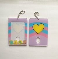 Penyangga Kartu Foto Akrilik Kpop Custom, Gantungan Kunci Magnet, Tempat Kartu K-pop