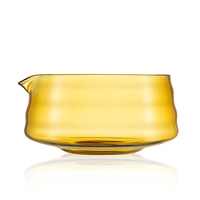 Ensemble de bol Matcha en verre borosilicaté rose mignon de style japonais fait à la main avec bec