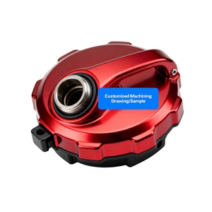 Dongguan Factory OEM Custom CNC Aluminio Tapa de la tapa del combustible Auto Motocicleta Ventilado Tapa del tanque de transferencia Servicios de mecanizado de alta ventilación - Product Image 3