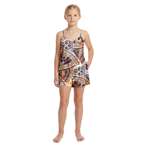 Combinaisons pour enfants personnalisées Cozy Polynesia, style Samoan Pua Kenikeni, combinaisons pour filles, combinaisons décontractées de haute qualité, shorts de plage hawaïens - Product Image 6
