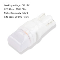 Becinsee – 2 pièces T10 W5W 501 6500K 8500K 3000K LED lumière voiture camion moto tableau de bord ampoules de tableau de bord