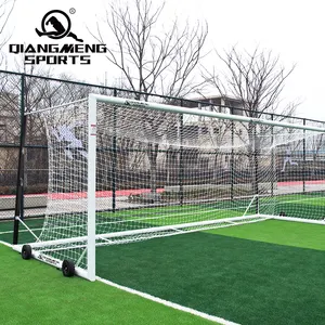 Aluminum Movable Soccer Goal Customizable 24ft X 8ft Professional Freestanding Stadium Box Football Goal