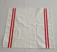 100% Cotton Napkin/tea Towel with Stripes Printing With1cm Hem