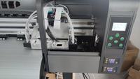 Imprimante UV hybride Funsun à passage unique rouleau-à-rouleau, traceur de bannières, machine à vinyle adhésif et flexo avec deux têtes I3200 pour la publicité