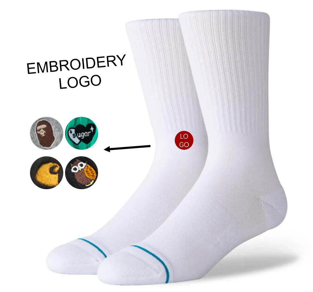 Wholesale custom logo stance socks thick cotton sport socks stance cooperative factory socks