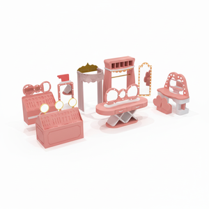 Équipement de terrain de jeu commercial intérieur, maison de <span class=keywords><strong>princesse</strong></span>, maquillage pour filles - Product Image 1