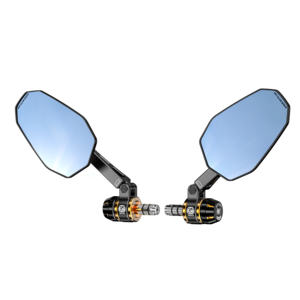 Xe máy hình thoi phía sau-Gương xem với sưng lên vít cài đặt cơ sở đa góc điều chỉnh xe máy Thanh kết thúc gương - Product Image 4