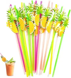 Manufacturing And Wholesale All Kind Of Shape Disposable Umbrella Beach Straws Decorative Straw Umbrella For Party Event