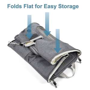 Sac à dos de <span class=keywords><strong>transport</strong></span> pour animaux de compagnie pour chats et chiots - Tissu Oxford, design élégant/durable, fermeture éclair, capacité de 18 lb, utilisation <span class=keywords><strong>en</strong></span> extérieur - Product Image 2