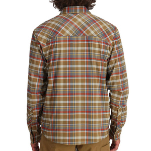 Camisa de pesca con botones y cuello Bali de poliéster con logo UV de Performancegear, con bolsillos de velcro. - Product Image 2