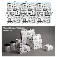 Emballage personnalisé en papier kraft pour pain, sac biodégradable pour cadeaux, mariage, nourriture, gâteau, baguette, croissant, boîte à pain avec fenêtre transparente