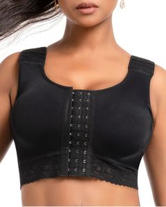 Étape 1 <span class=keywords><strong>Fajas</strong></span> Soutien-gorge fermeture avant pour une tenue facile Gaines colombiennes <span class=keywords><strong>Fajas</strong></span> avec boucle de rangée et fermeture éclair Corset post-partum Taille - Product Image 1