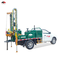 Plateforme de forage de puits d'eau hydraulique rotative portable