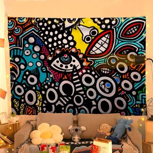 Tapisserie murale suspendue en polyester, style bohème nordique, personnalisable, pour décoration d'ambiance, salle à manger, maison, <span class=keywords><strong>chevet</strong></span>, haut de gamme - Product Image 2