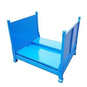 <span class=keywords><strong>Cage</strong></span> de rangement industrielle en métal, boîtes de déménagement empilables pour entrepôts à grande capacité de transport - Product Image 4