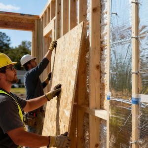 <span class=keywords><strong>Panneau</strong></span> de revêtement <span class=keywords><strong>OSB</strong></span> 4x8 3/4 <span class=keywords><strong>15</strong></span> 18mm fini, matériau de construction pour cuisine, barrières de construction, coffrages en béton - Product Image 2