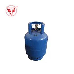 Cilindro vacío de gas lpg con válvula para uso comercial, suministro mundial de 3kg, 5kg, 7kg, 9kg, 19kg, 48kg, 45kg