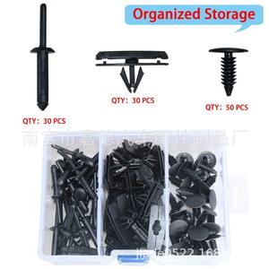 Zhubang Auto <b>Clips</b> HE110 110Pcs Nylon Fasteners For Jeep <b>Cars</b> Repair Replacement Parts - Product Image 2
