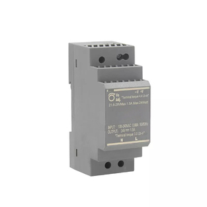 PLC แบบเอาต์พุตเดี่ย<span class=keywords><strong>ว</strong></span>ขนาดบางพิเศษ ใช้แหล่งจ่ายไฟแบบราง Din 30W 12V 2.5A ตั<span class=keywords><strong>ว</strong></span>แปลงไฟ HDR-30-12 AC-DC 110/220VAC สำหรับใช้งานในอุตสาหกรรม - Product Image 6