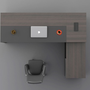 Bureau de direction moderne en forme de L en MDF E1 pour la protection de l'environnement, idéal pour les mobilier de bureau commercial - Product Image 4