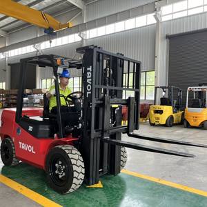 Carretilla elevadora CPCD30 CPC30 Carretilla elevadora diésel 3ton Mástil de 3 etapas con palanca de cambios lateral de 4,5 m Motor Xinchai 40kw Toyota Seat - Product Image 4