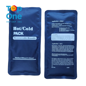 Top One Custom Logo Leg Ankle Shoulder Neck Injury Recovery Gel Ice Bag Reusable Hot Cold Pack - Product Image 1