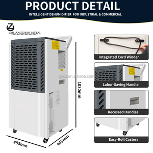 <span class=keywords><strong>Deshumidificador</strong></span> de regulación de temperatura automático comercial 138L/D diseño de sincronización de viento fuerte mejora el <span class=keywords><strong>ambiente</strong></span> del aire interior - Product Image 2