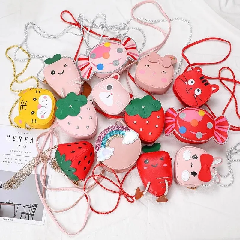 Lovely Children's Mini Crossbody Bags Cute Cartoon Animal Coin Purse Handbag Children kids bags for girls